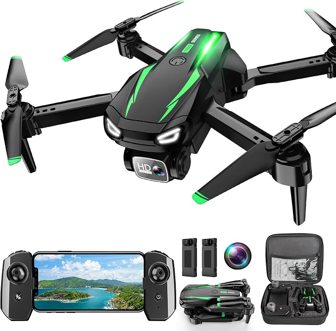 Drone with Camera, 1080P HD FPV Foldable Drone by Dazlen