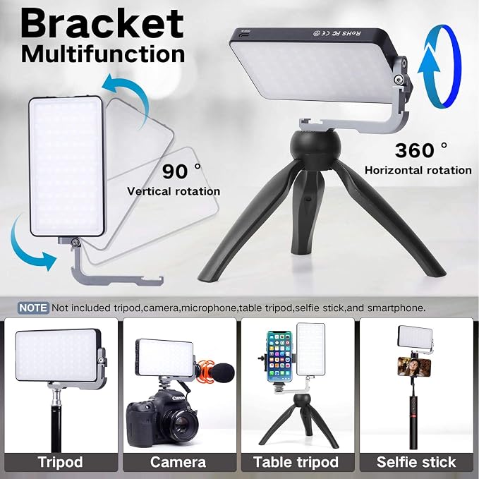 IVISII G2 Pocket RGB Camera Light, Built-in 7200mAh Rechargeable Battery - Image 3