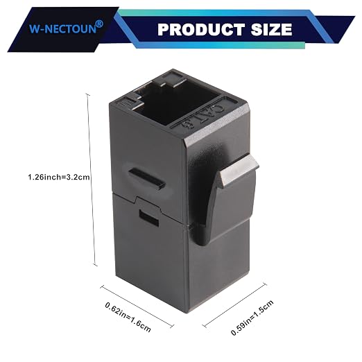CAT6 RJ45 Keystone Couplers 25-Pack, Cat 6 Keystone Jacks, Ethernet Keystone - Image 7
