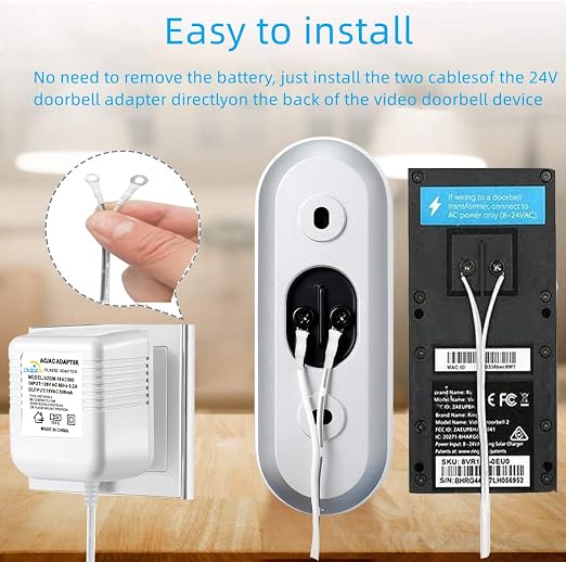 Video doorbell Special Power Transformer, 18V500MA Ring doorbell Power Adapter - Image 2