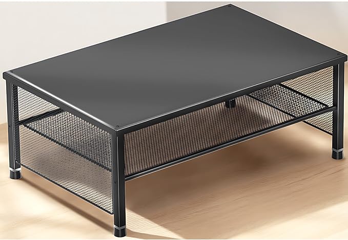 ECOLOVI 2-Tier Computer Monitor Stand Riser, Desk Organizer by ECOLOVI