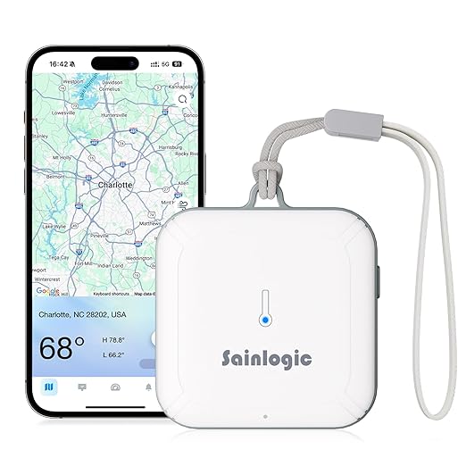 Sainlogic SA3 Smart Portable Weather Station, WiFi Indoor Outdoor Thermometer by Sainlogic