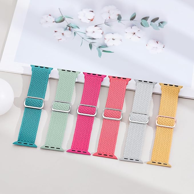 6 Pack Braided Stretchy Bands Compatible - Image 6