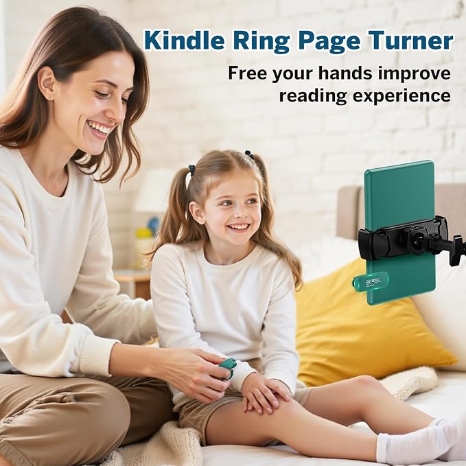 Page Turner Ring for Kindle, Remote Control for iPhone iPad Android Tablets - Image 2