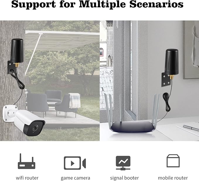 Outdoor 7dBi Dual Band 2.4GHz 5GHz 5.8GHz Long Range WiFi Booster Antenna - Image 6
