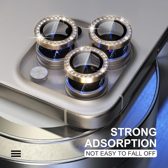 Choiche Compatible for iPhone 15 Pro/iPhone 15 Pro Max Camera Lens Protector - Image 6
