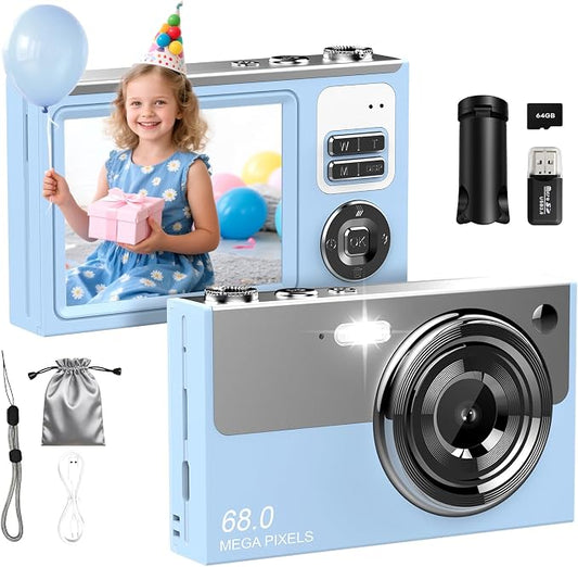 Digital Camera for Kids & Beginners, 4K Digital Camera by ocxu