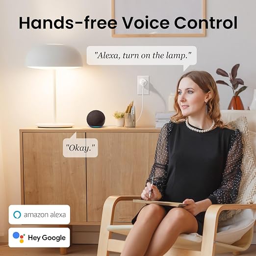 GHome Smart Plug Mini, WiFi Smart Outlet Plug Works - Image 2