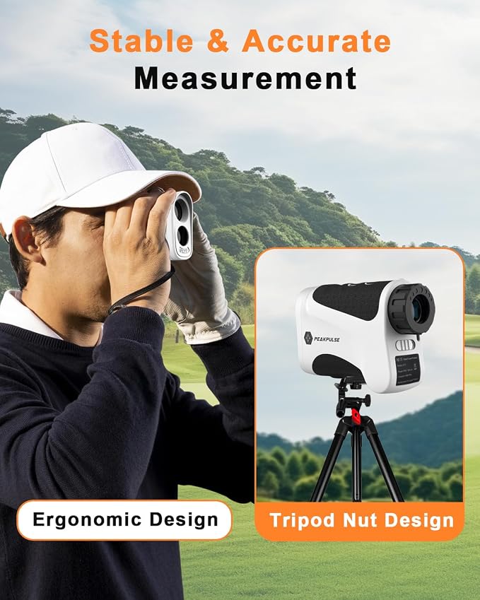PEAKPULSE Golf Range Finder 650 Yards RangeFinder Golfing High Clarity Display - Image 6