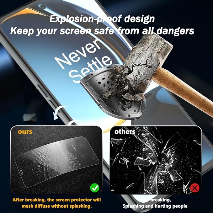 2 Pack Privacy Tempered Glass for OnePlus Nord N30 5G Screen Protector - Image 6