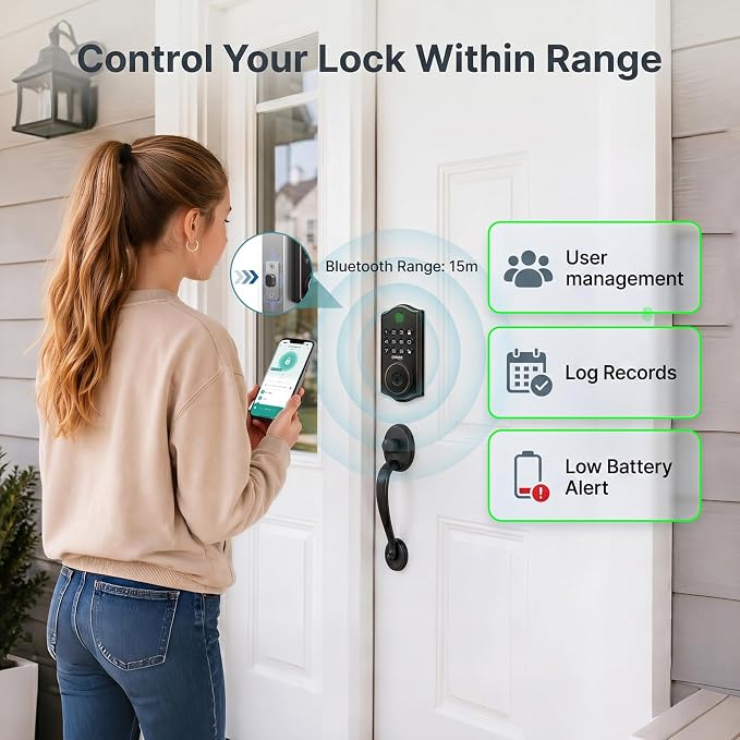 GHome Smart Fingerprint Door Lock - Image 7