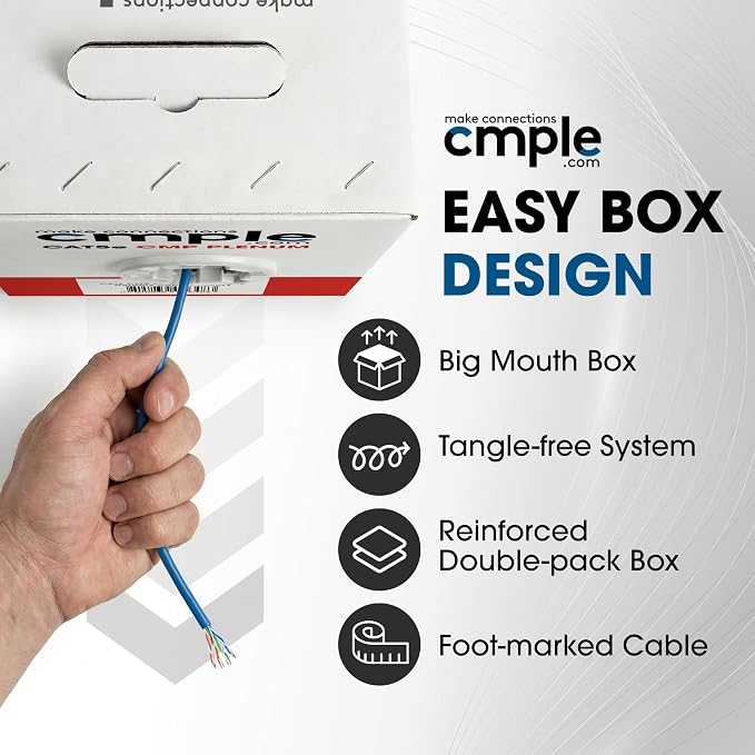 Cmple - Cat5e Plenum Cable 1000ft - Image 7