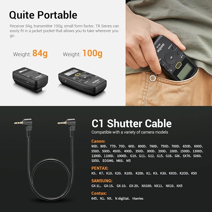 Godox TR-C1 TR-C3 Remote Shutter Release - Image 4