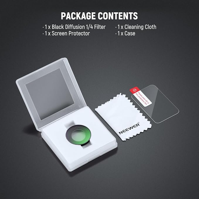 NEEWER Black Diffusion 1/4 Filter - Image 8