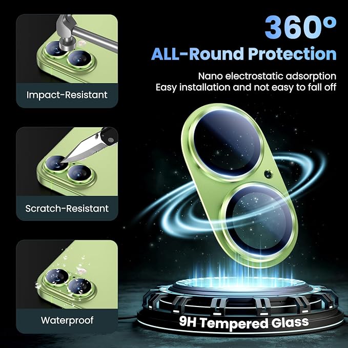 Uyiton Compatible with iPhone 17 Camera Lens Protector - Image 2