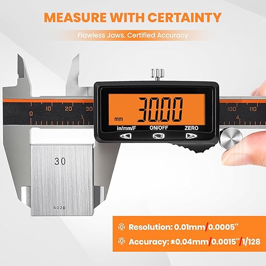 HARDELL Rechargeable Digital Caliper, 12 Inch Calipers - Image 5