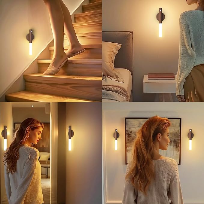 Wooden Motion Sensor Lights Indoor - Image 7