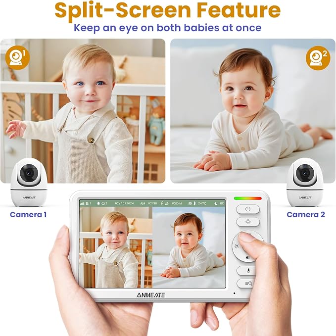 ANMEATE 6 Inch Baby Monitor - Image 8