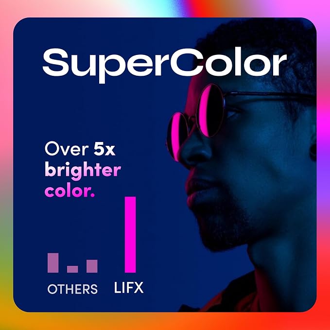 LIFX Supercolor Smart LED Strip Lights 10ft, Color Changing Multizone RGB + - Image 4