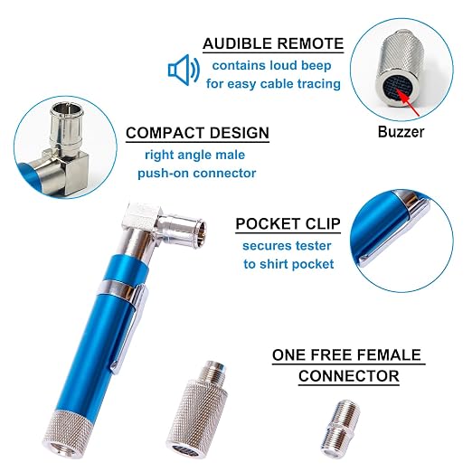 Coaxial Pocket Toner Pocket Continuity Tester and Toner - Image 3