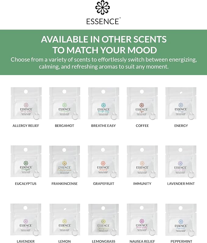 Essence Wearable Aromatherapy Nasal Diffuser – Bergamot Essential Oil Nose Ring - Image 7