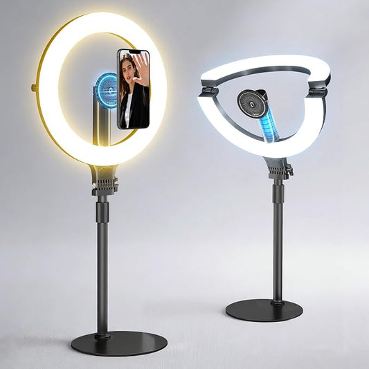 NiceVeedi 10.2” Magnetic Desk Ring Light by NiceVeediOfficial