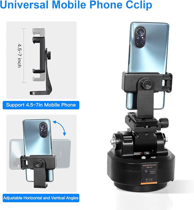 Soonpho M6 Auto Face Tracking Motorized Rotating Panoramic Tripod Head - Image 6