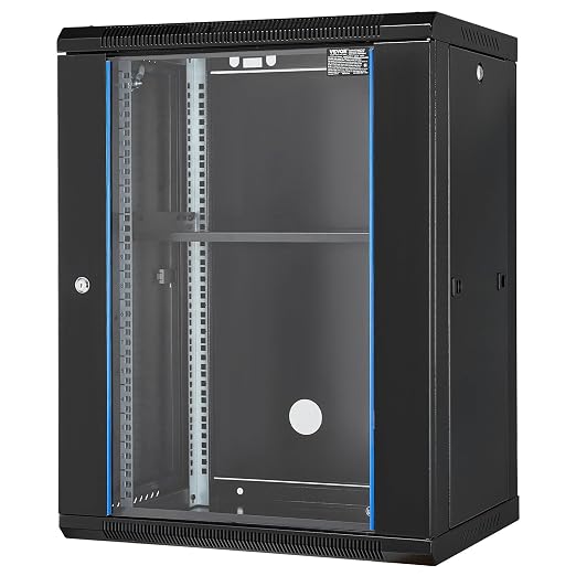 VEVOR 15U Wall Mount Network Server Cabinet, Server Rack Cabinet Enclosure - Image 9