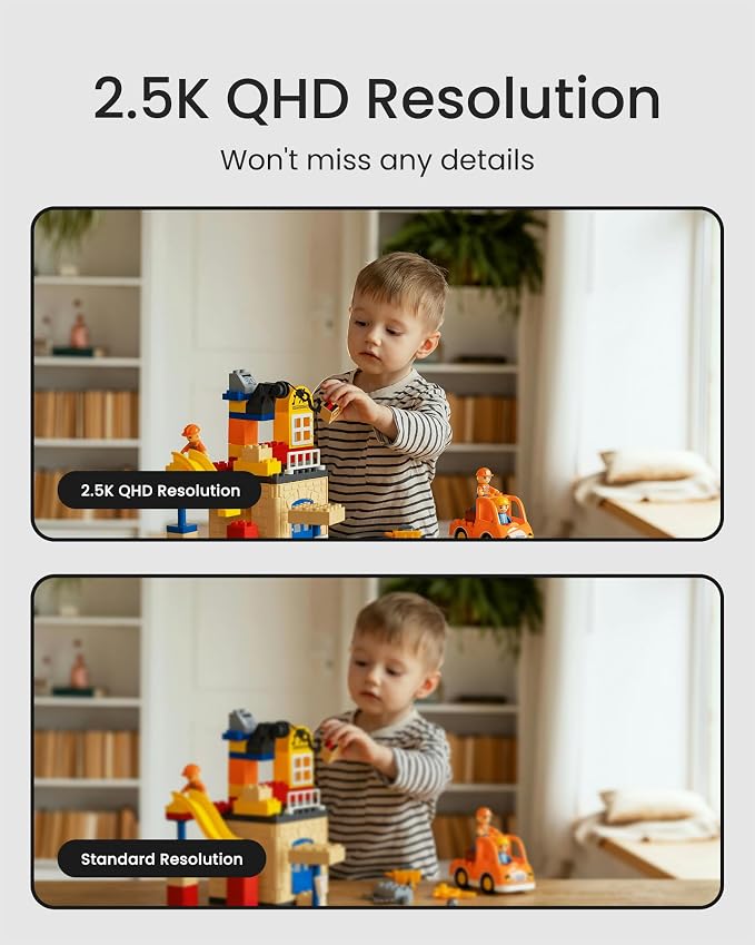youkey 2.5K Indoor Camera, No Monthly Fees, 360° Dog/Pet Camera - Image 2