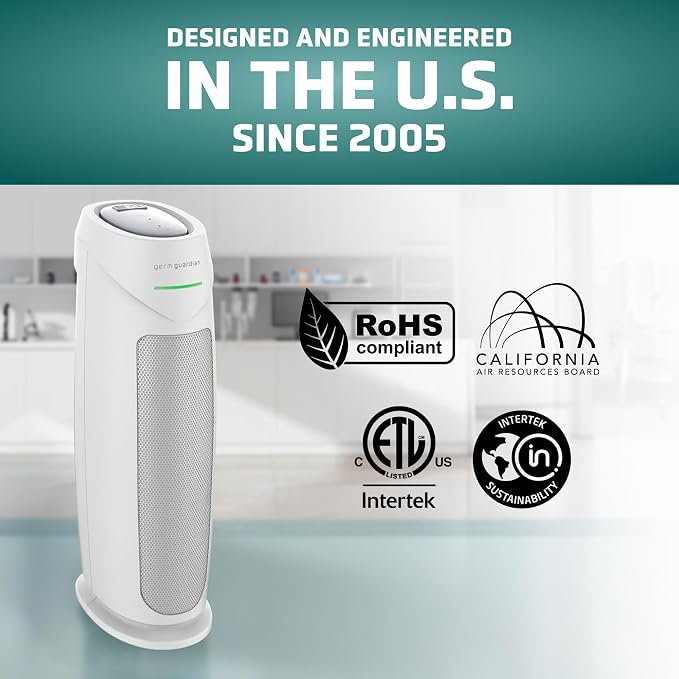 GermGuardian HEPA Indoor Large Room Air Purifier - Image 4