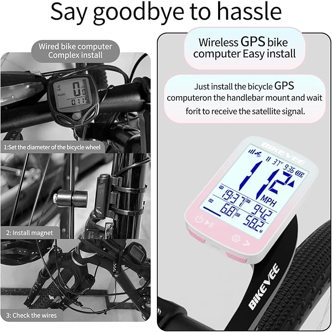 GPS Bike Computer Wireless Cycling Computer - Image 3