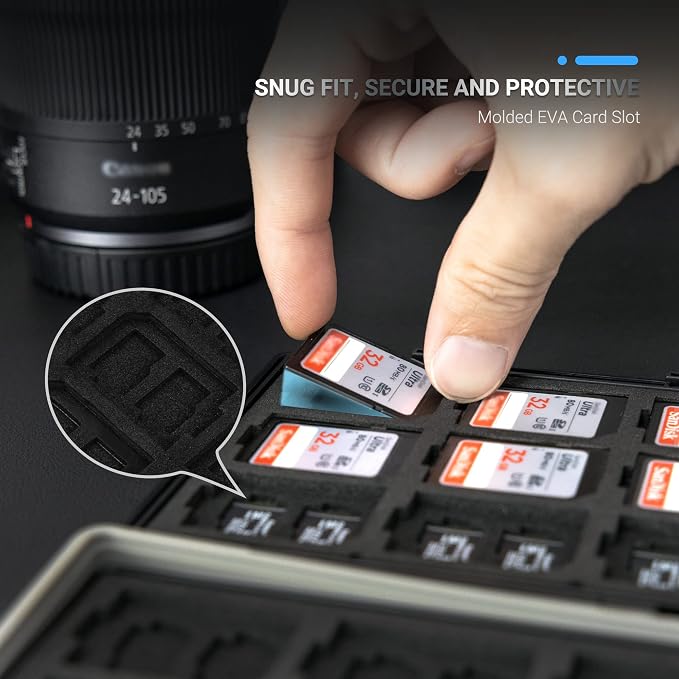 JJC 45 Slots Compact Memory Card Case Holder - Image 4