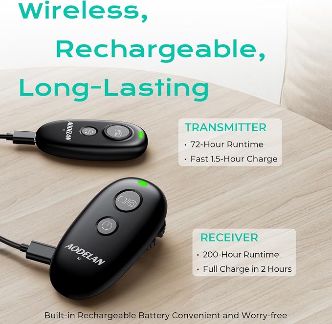 AODELAN USB-C Rechargeable Wireless Camera Remote Shutter Release - Image 3