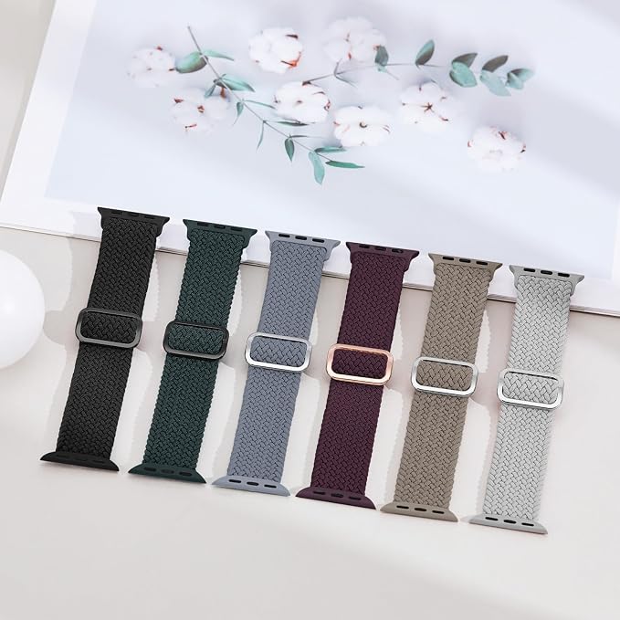6 Pack Braided Stretchy Bands Compatible - Image 6