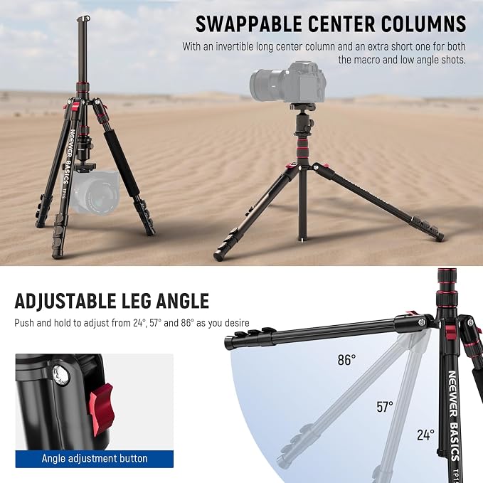 NEEWER Basics Camera Tripod Monopod - Image 4