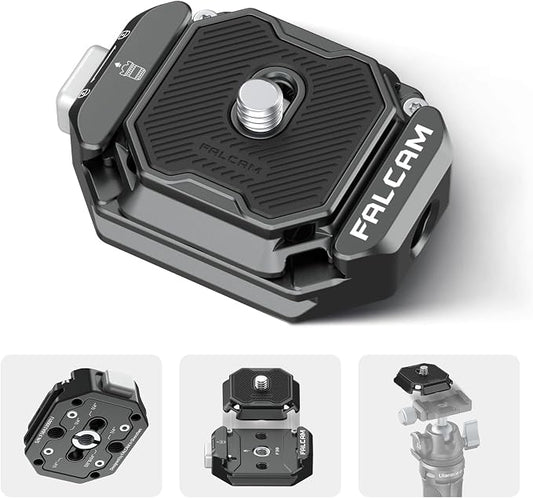 ULANZI F38 Multi-Hole Camera Quick Release Plate Kit, w 1/4" to 3/8" Screw by ulanzi