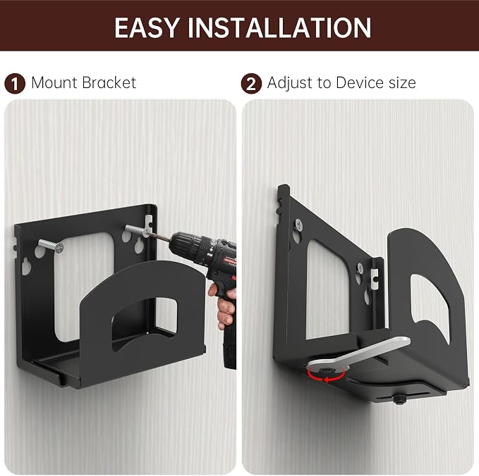 Cable Box Mount, Adjustable Wall Mount Holder - Image 4