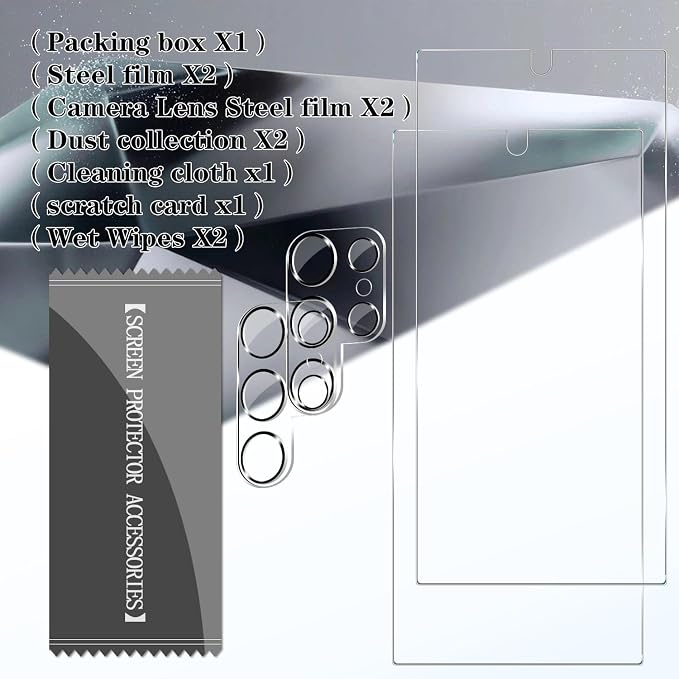 BIGFACE Galaxy S24 Ultra Tempered Glass Screen Protector + Camera Lens - Image 7