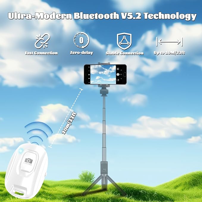 MAIRAN Rechargeable Wireless Camera Remote Shutter - Image 3