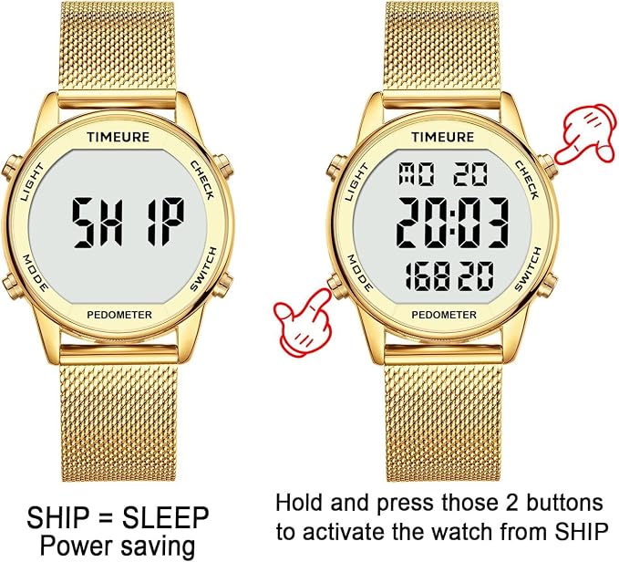 Women's Step Counter Pedometer Watch - Image 8