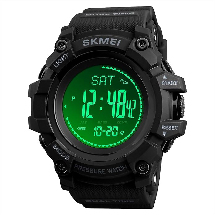 Watch Compass, Altimeter Barometer Thermometer Temperature, Military Army by Unknown