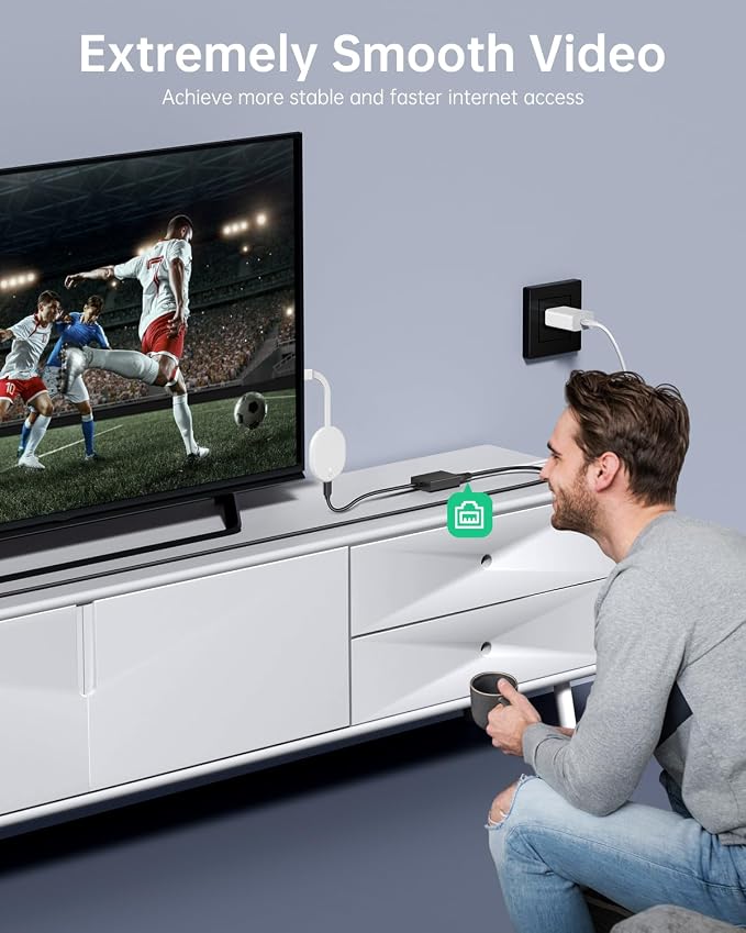 ELECTOP Ethernet Adapter for Chromecast - Image 4