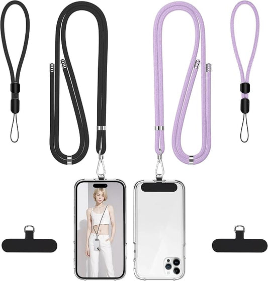 takyu Phone Lanyard, 2 Pack Adjustable Cell Phone Lanyard Crossbody Neck Strap by Takyu