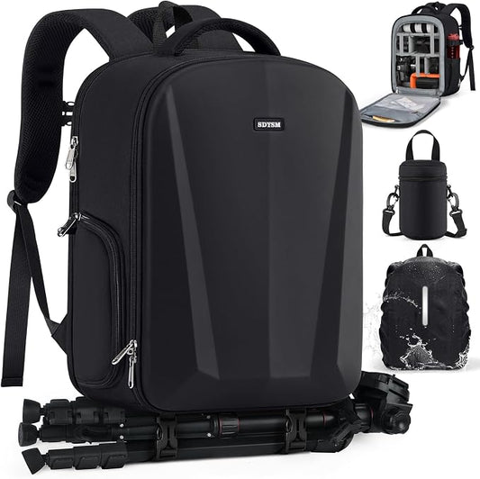 SDYSM Camera Backpack, Hardshell DSLR/SLR Camera Bag by SDYSM