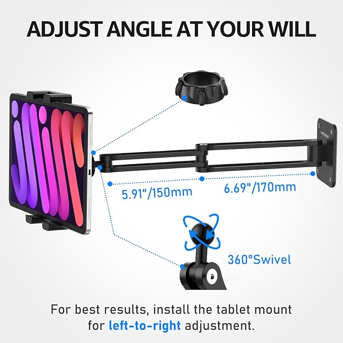 Urmust Tablet Wall Mount Holder - Image 2