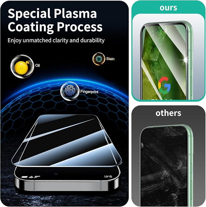 3+3+1-Pack, Screen Protector and Camera Lens Protector - Image 6