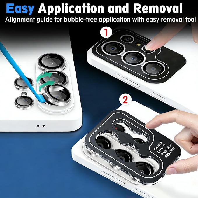 SiHPuoy 2 Sets Camera Lens Protector - Image 3