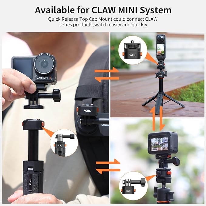 VRIG Camera Tripod Quick Release Plate Universal Mount Magnetic Base Adapter - Image 5