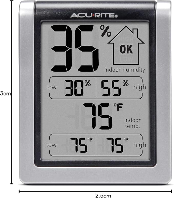 AcuRite Digital Indoor Thermometer and Hygrometer - Image 7