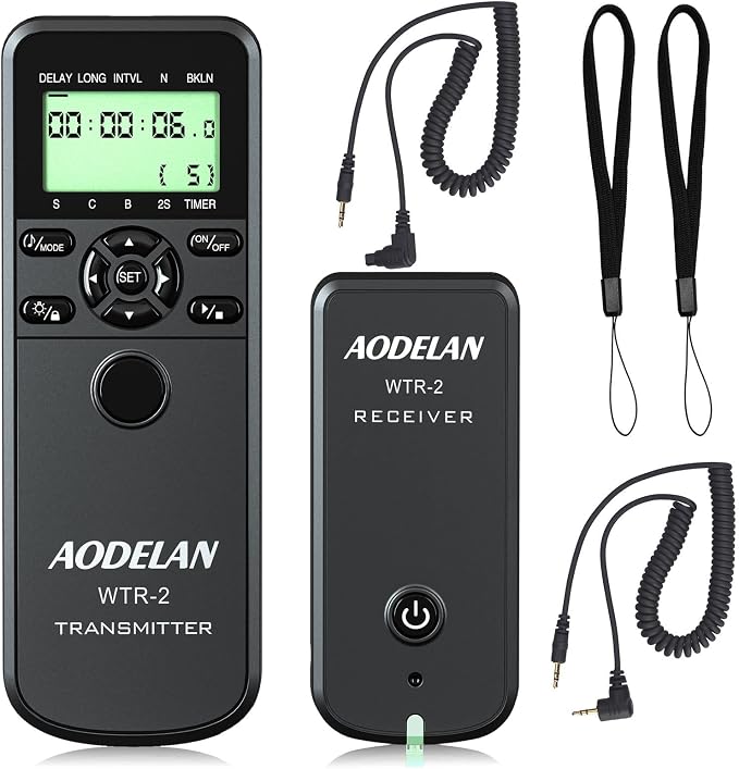 AODELAN Camera Wireless Shutter Release Timer Remote Control by AODELAN